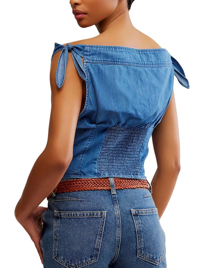 Free People Louie Indigo Top 3