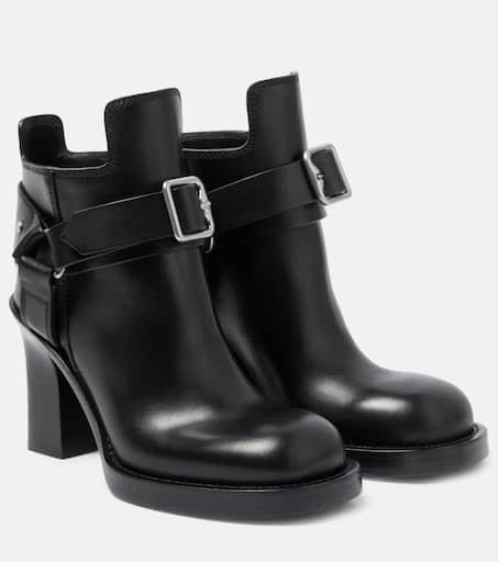 Burberry Stirrup leather ankle boots 1
