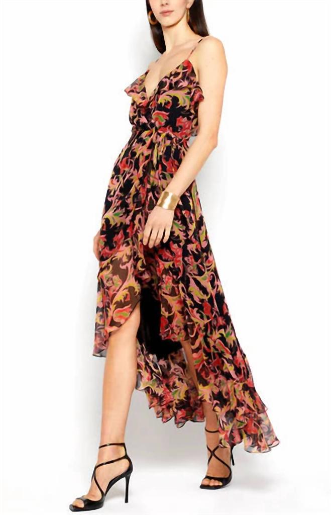 PRABAL GURUNG Prabal Gurung - Printed Ruffle Hem Dress
