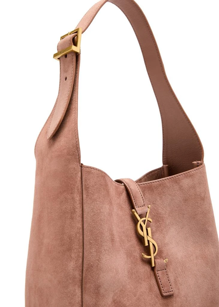 Yves Saint Laurent Le 5 à 7 small suede hobo bag 3