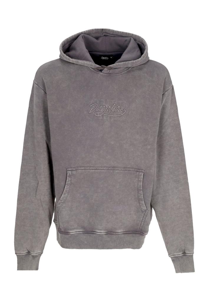 DOLLY NOIRE Lightweight hoodie Man Acid Wash Hoodie Grey