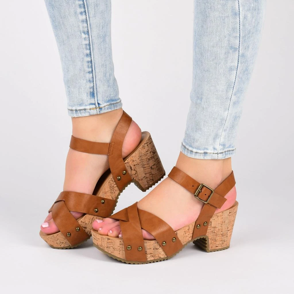 Journee Collection Collection Women's Tru Comfort Foam Valentina Sandals 6