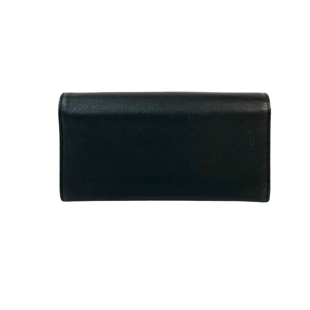 Chanel Leather Long Wallet (Bi-Fold) (Pre-Owned)