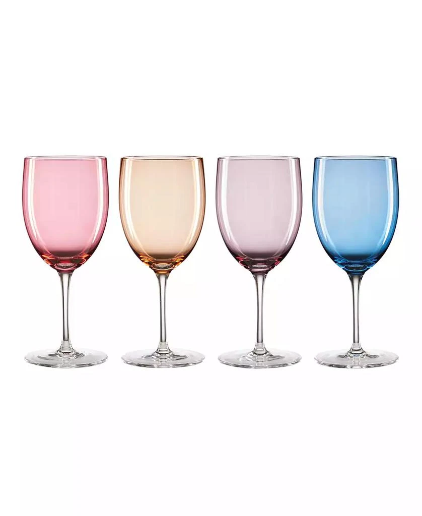 Oneida True Colors Wine Glasses, Set of 4
