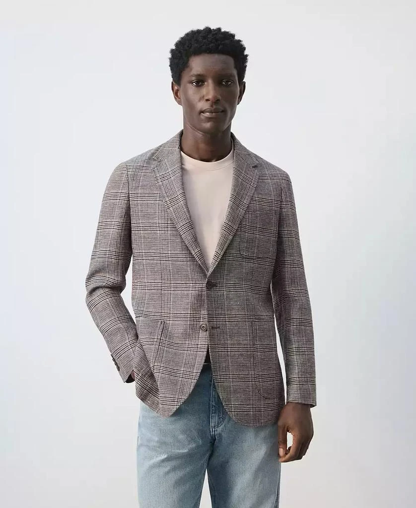 Mango Men's Prince Of Wales Check Blazer