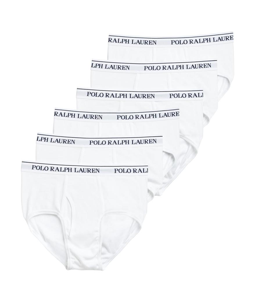 Polo Ralph Lauren 6-Pack Classic Fit Cotton Mid-Rise Briefs