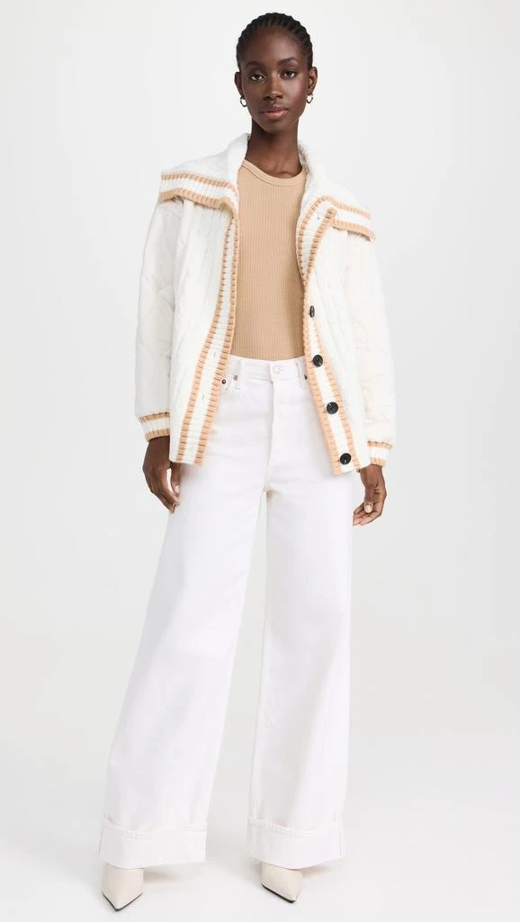 Avec Les Filles Shearling Bomber Jacket 4