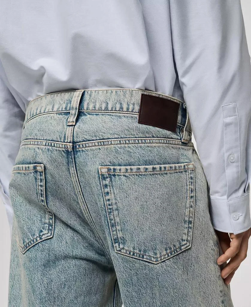 Mango Men's Turn-Up Hem Straight-Fit Jeans 2