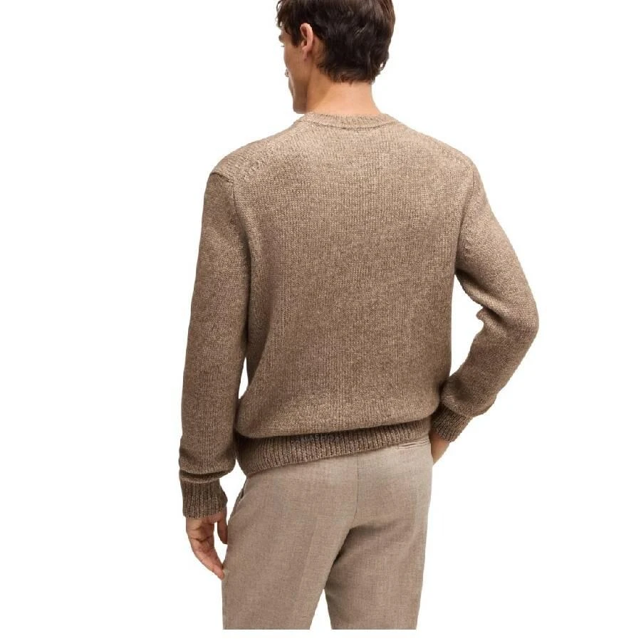 Hugo Boss Wool Silk and Bison Hair Relaxed-Fit Sweater 3
