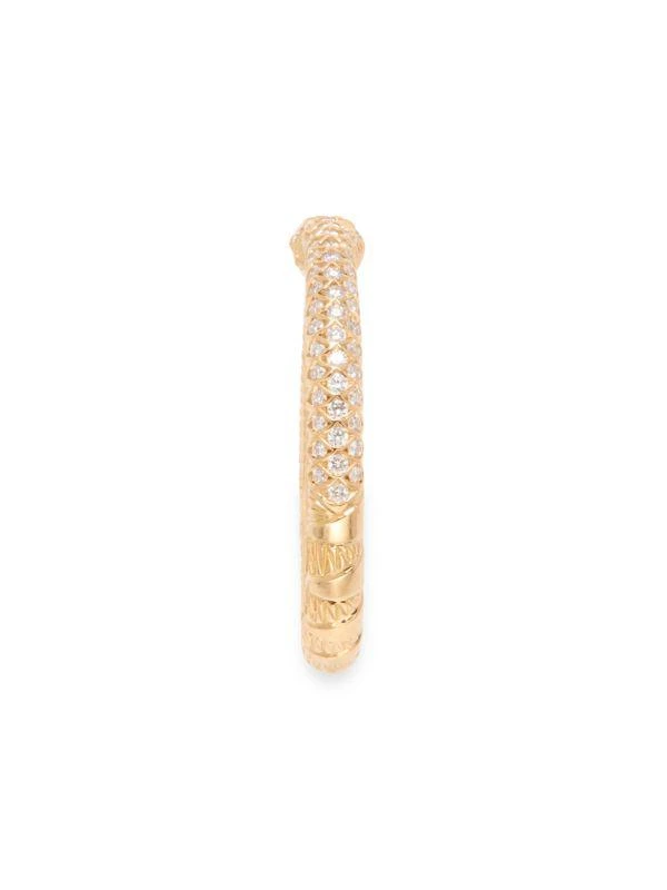 Gucci Ouroboros 18K Yellow Gold & 0.24 TCW Diamond Ring 4