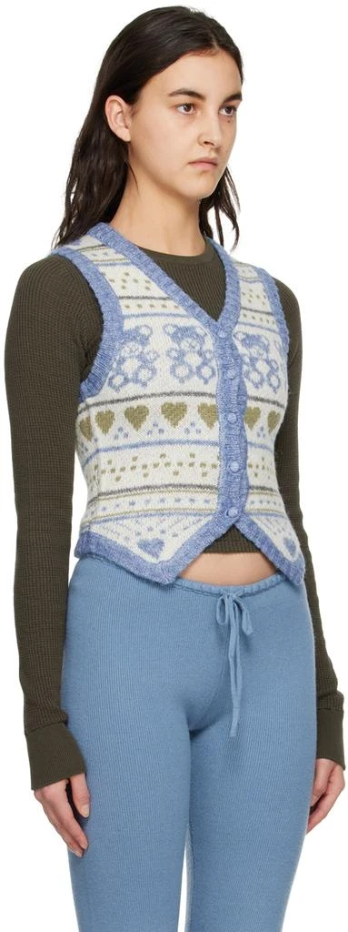 Danielle Guizio Blue Sweet Bear Vest 2