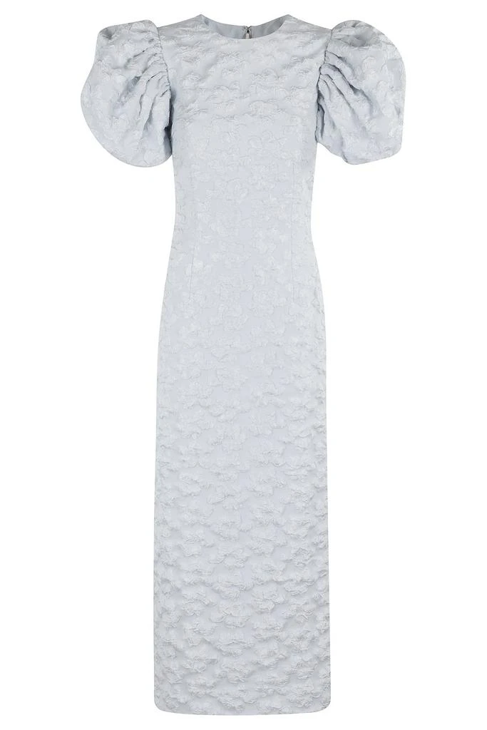 ROTATE Birger Christensen ROTATE Puff Sleeve Midi Dress 1