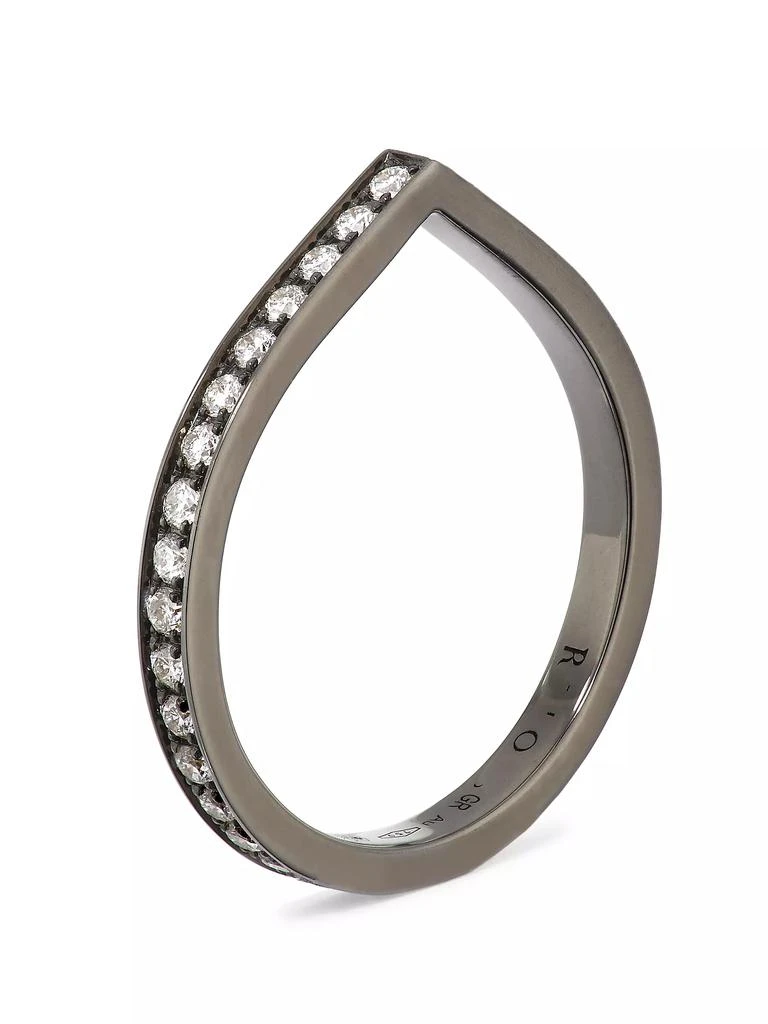 Repossi Antifer Black Platinum & Diamond Ring 4