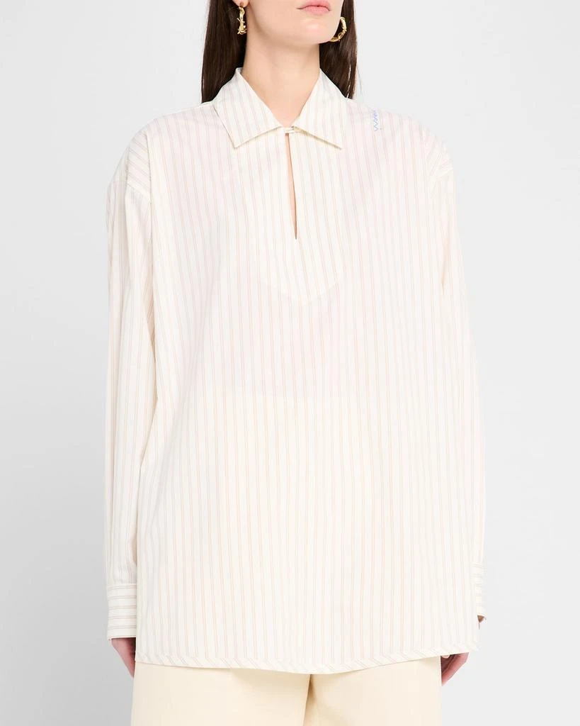 Marni Striped Collared Top 4