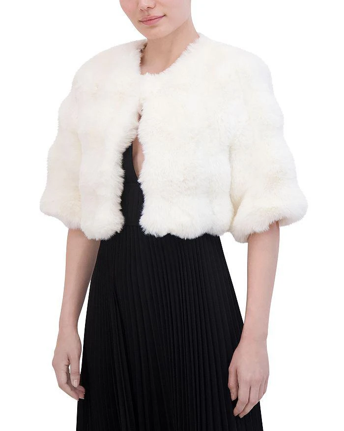 BCBG Pop Faux Fur Shrug 3