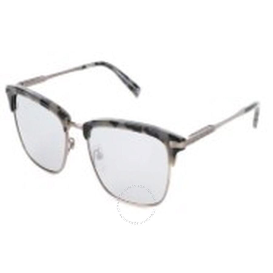 Ermenegildo Zegna Silver Square Men's Sunglasses EZ0092-D 55C 55