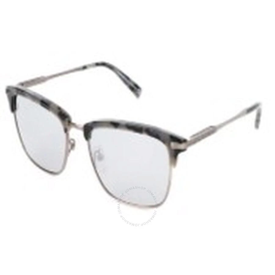 Ermenegildo Zegna Silver Square Men's Sunglasses EZ0092-D 55C 55 1