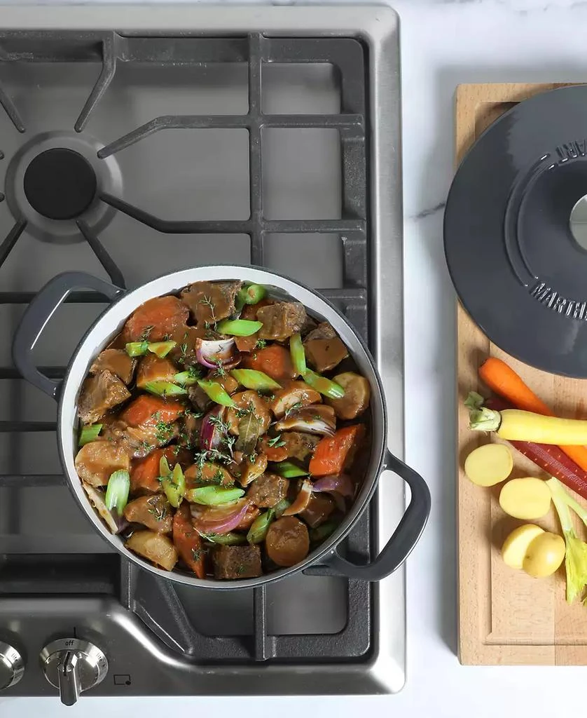 Martha Stewart Martha Stewart Gatwick 4-Qt. Enamel Cast Iron Dutch Oven, Exclusively at Macy's 10