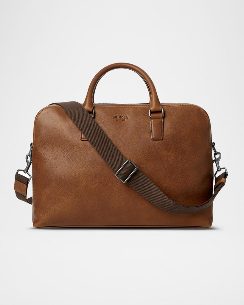 Shinola Men's Double Zip Navigator Briefcase