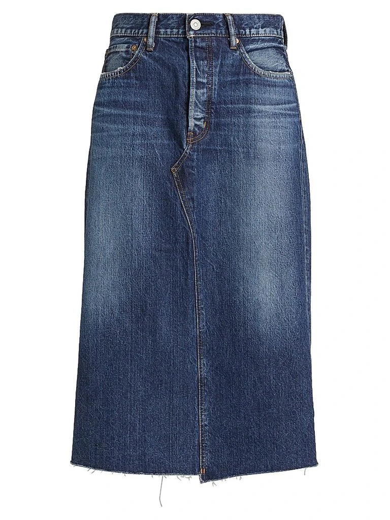 MOUSSY VINTAGE Longleaf Denim Skirt 1