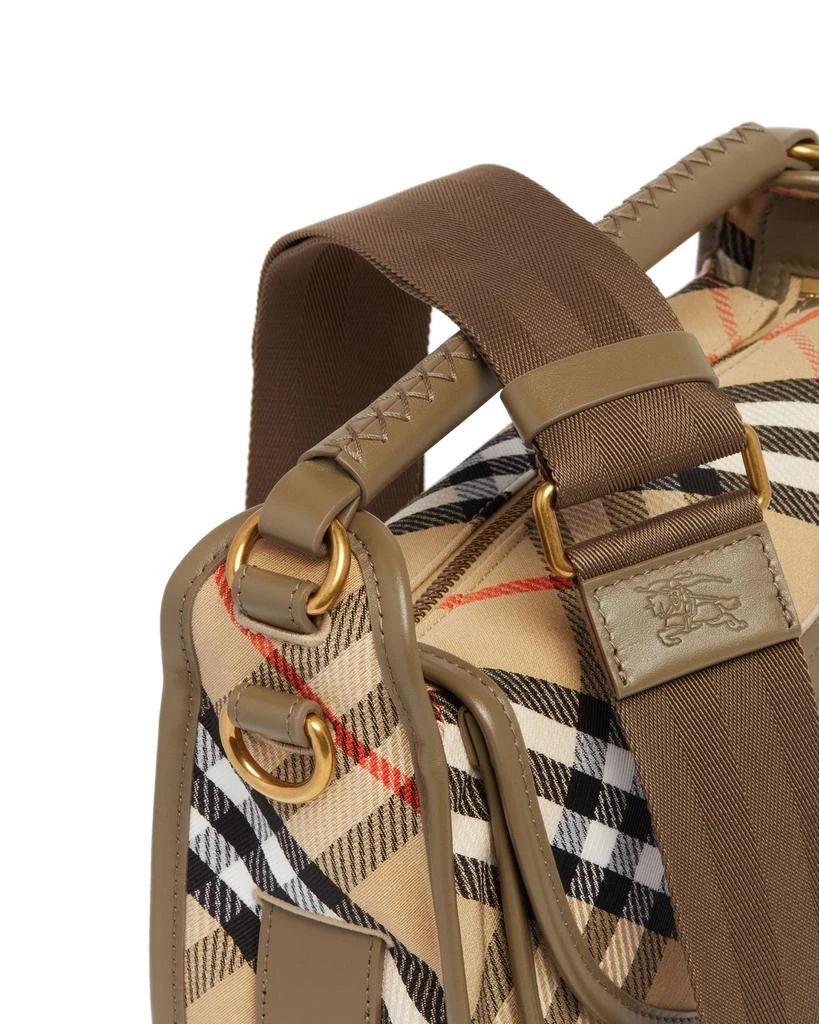 Burberry Burberry B Clip Checked Small Crossbody Bag 4