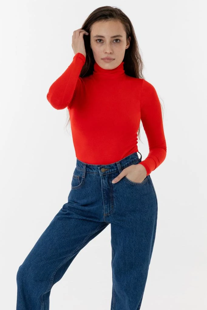Los Angeles Apparel 8306 - Cotton Spandex Turtleneck 13