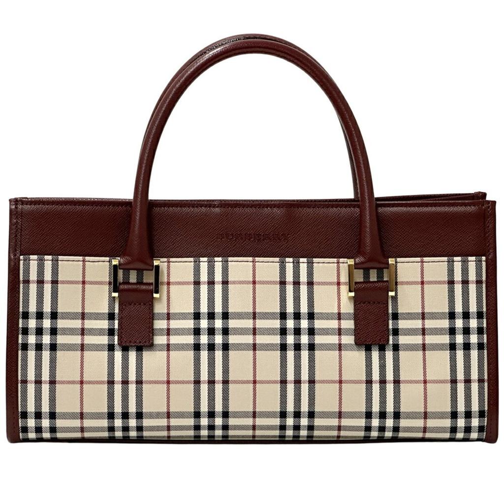 Burberry EMBROIDERED NYLON MEDIUM PEG HANDBAG - Tote Bags