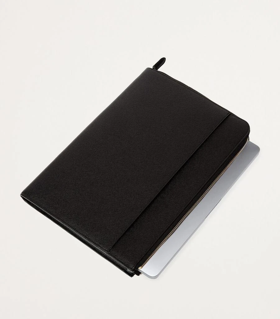 SMYTHSON Small Panama Leather Laptop Case 3