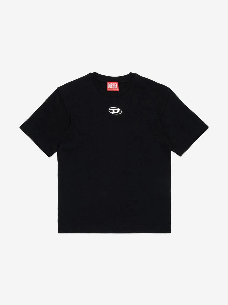 Diesel Diesel Kids Logo T-Shirt in Black 1