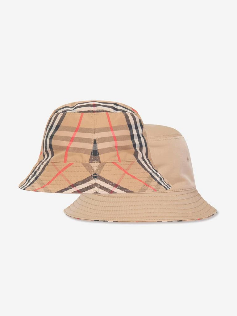 Burberry Burberry Baby Reversible Bucket Hat in Beige 1