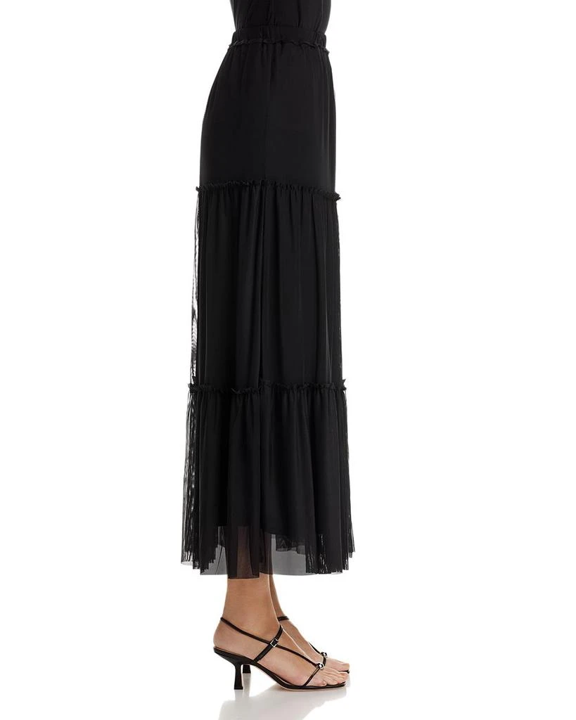 AQUA Mesh Maxi Skirt - Exclusive 4