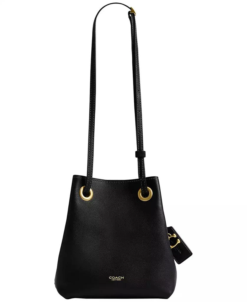 Coach Jade Small Leather Drawstring Crossbody Bag
