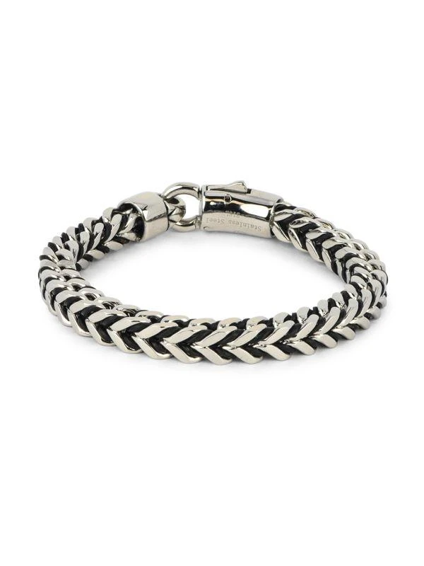 Jean Claude Stainless Steel Foxtail Chain Bracelet 1