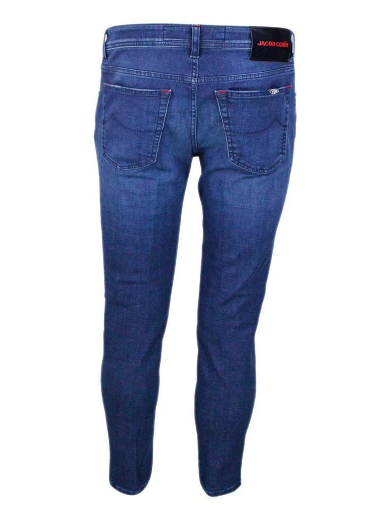 JACOB COHEN Jacob Cohen Logo Patch Slim Fit Jeans 2