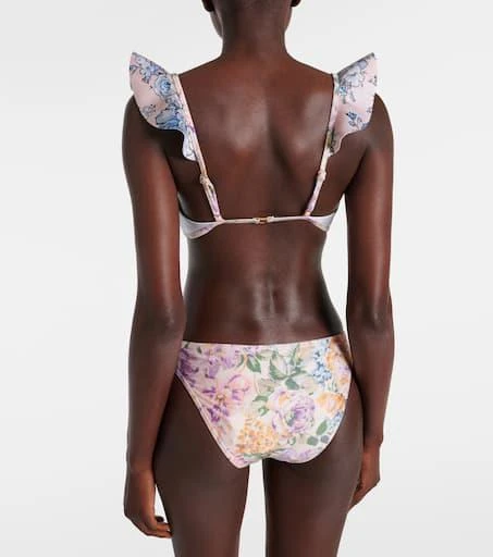 Zimmermann Halliday Skinny floral bikini bottoms 3