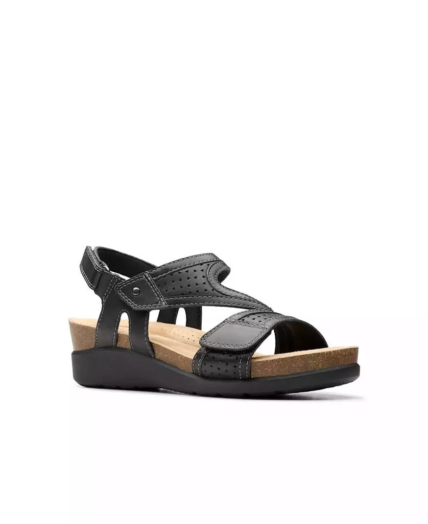 Clarks Women's Calenne Carmen Slip On Flat Sandals 1