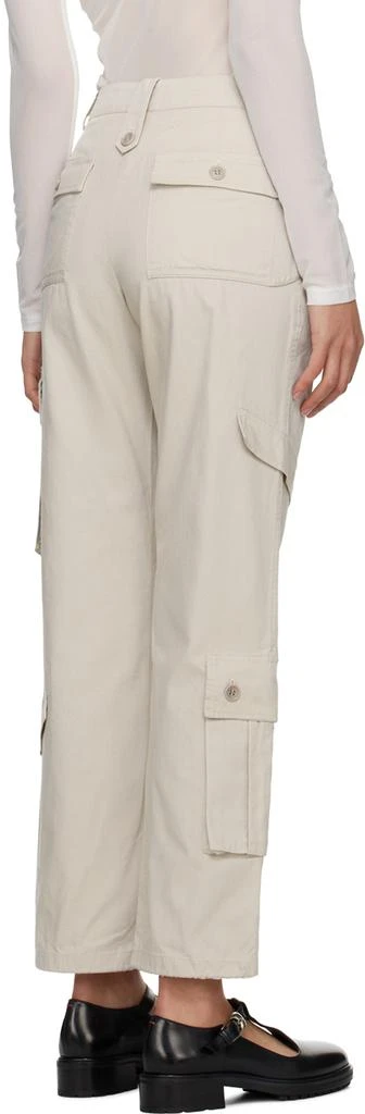 TheOpen Product Beige Paneled Cargo Pants 3