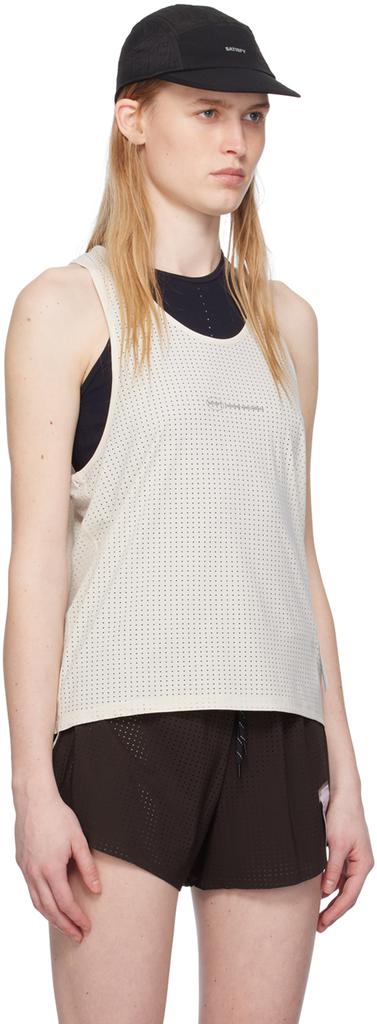 Satisfy Off-White Perforated Tank Top