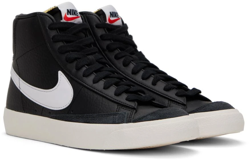 NIKE Black Blazer Mid '77 Vintage Sneakers 4