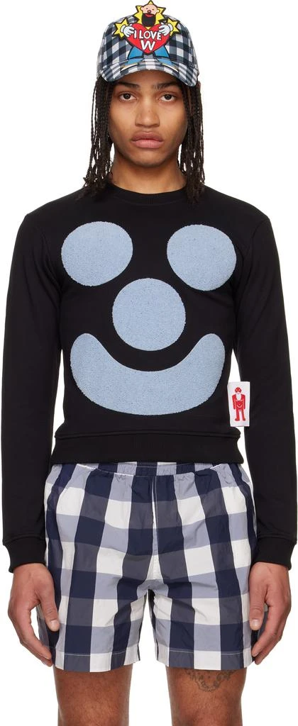 Walter Van Beirendonck Black Smile Sweatshirt 1