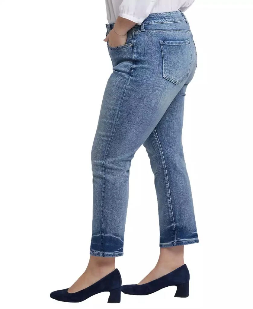 NYDJ Plus Size Marilyn Ankle Straight Pull On Jeans 3