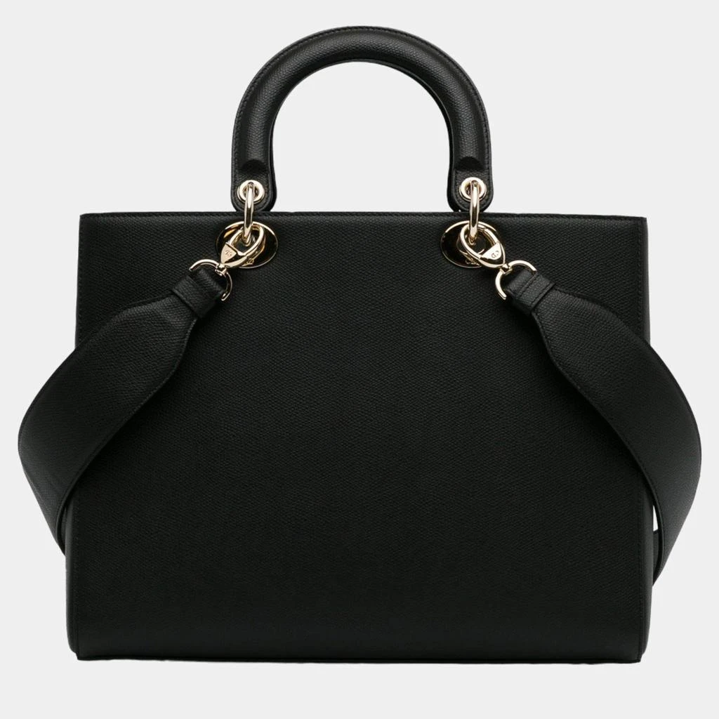 Dior Dior Black Large Grained Calfskin Lady Dior 3