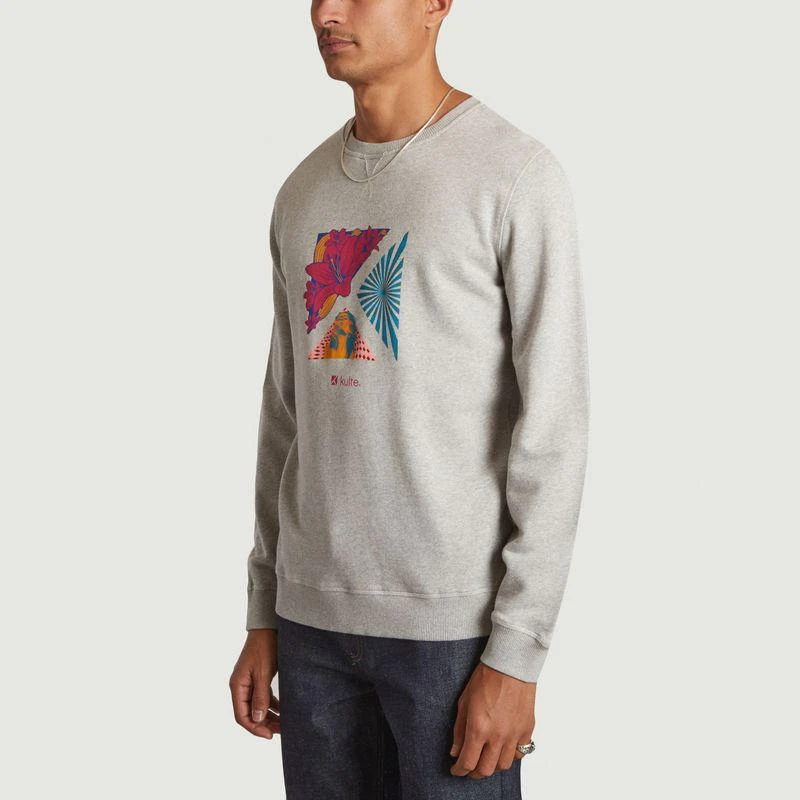 Kulte Tropical Sweatshirt Light Grey KULTE 2