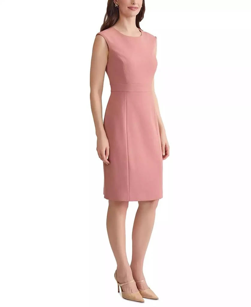 Kasper Women's Crewneck Sleeveless Sheath Dress, Regular & Petite 6