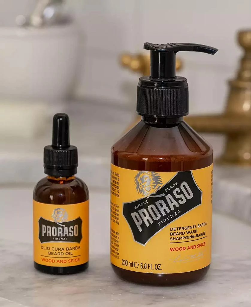 Proraso 2-Pc. Beard Care Set For Full Or Long Beards - Wood 
Spice Scent 8