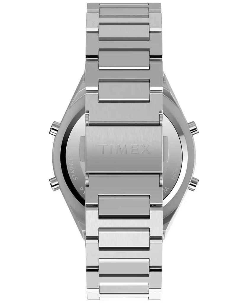Timex Men's Quartz Digital Silver-Tone Stainless Steel Watch, 39mm 3