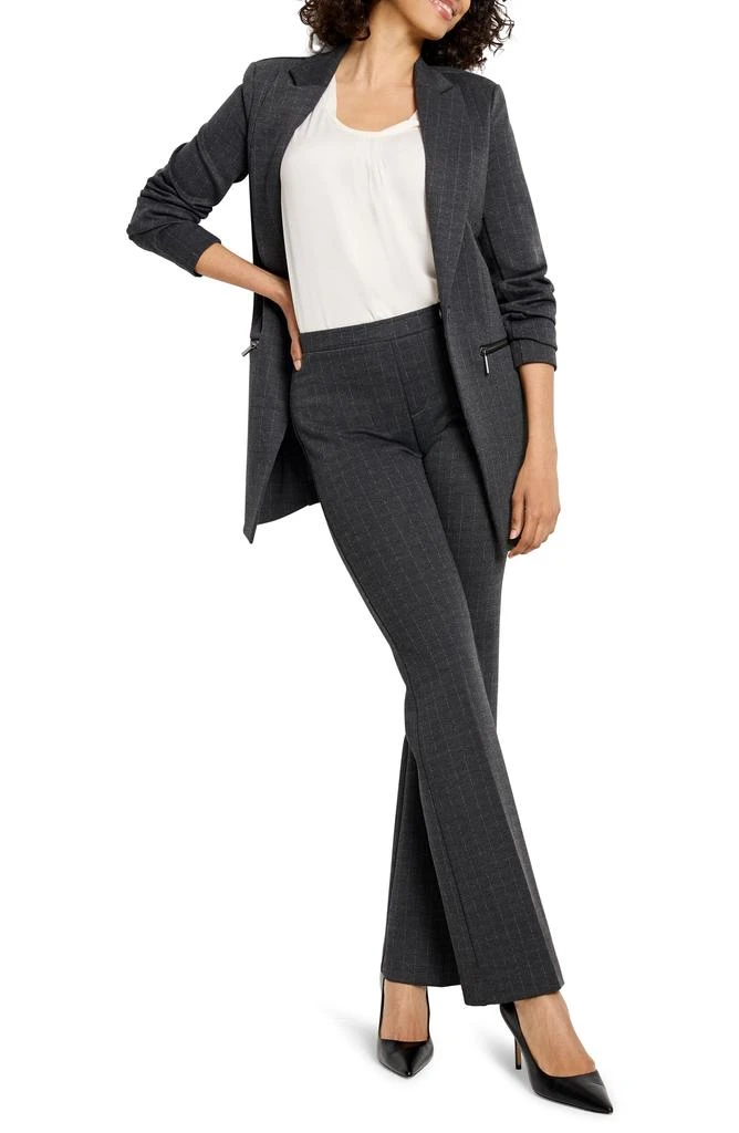 NIC+ZOE Pinstripe Ponte Blazer 4