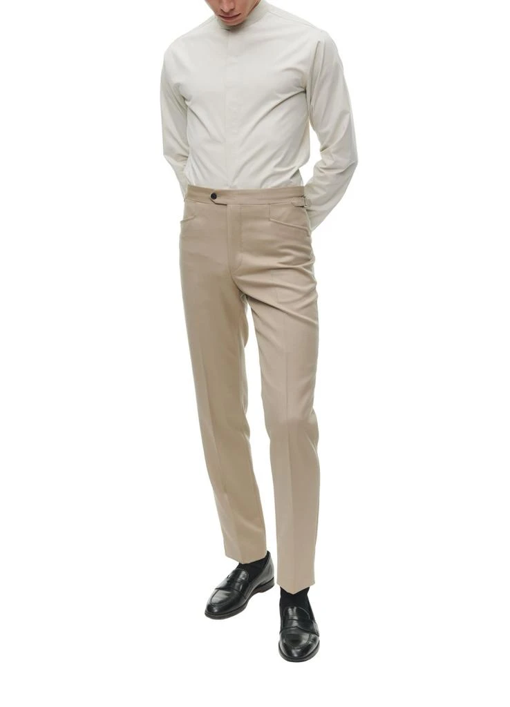 Fursac Virgin wool twill fitted trousers 5