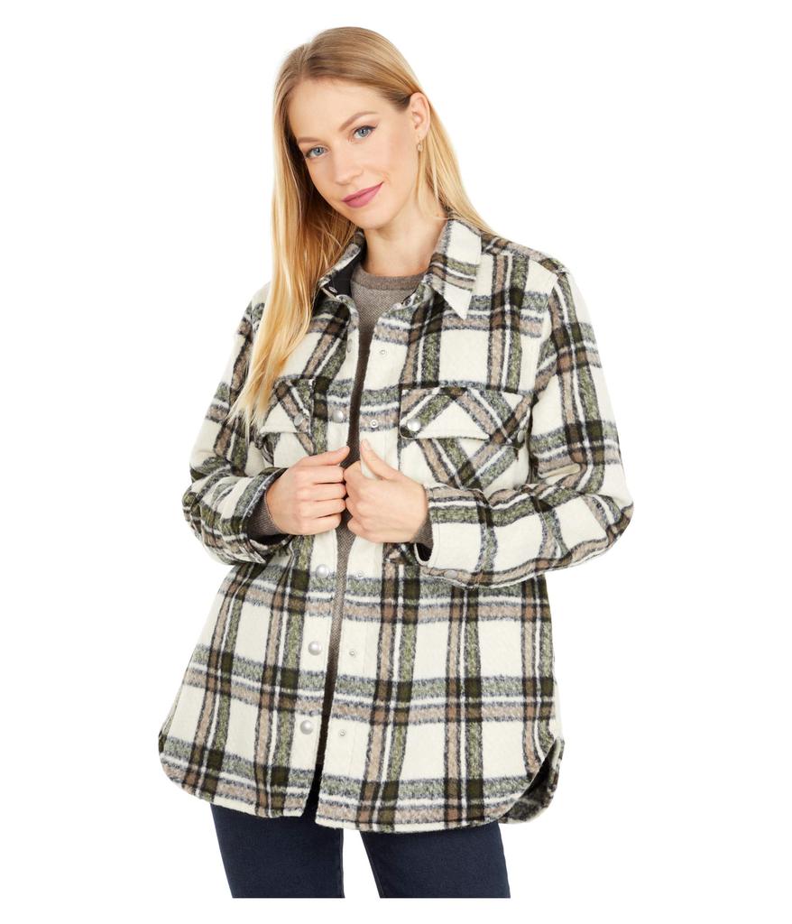 Blank NYC Oversized Flannel Shirt Jacket