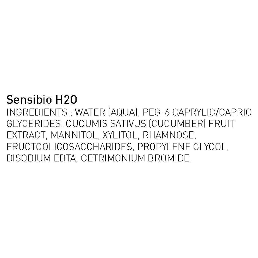 Bioderma Sensibio H2O Micellar Water Cleanser Makeup Remover for Sensitive Skin